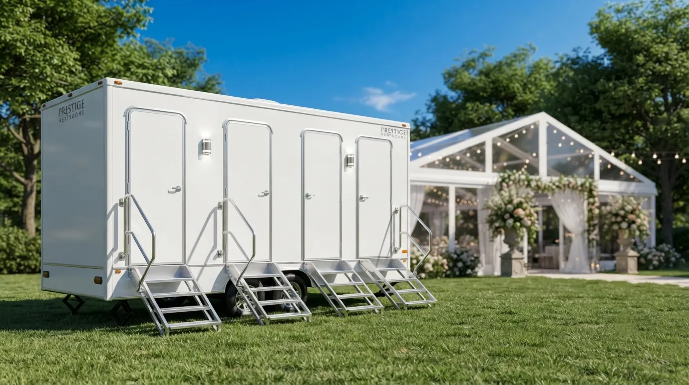 4 Stall Restroom Trailer in Redlands, CA