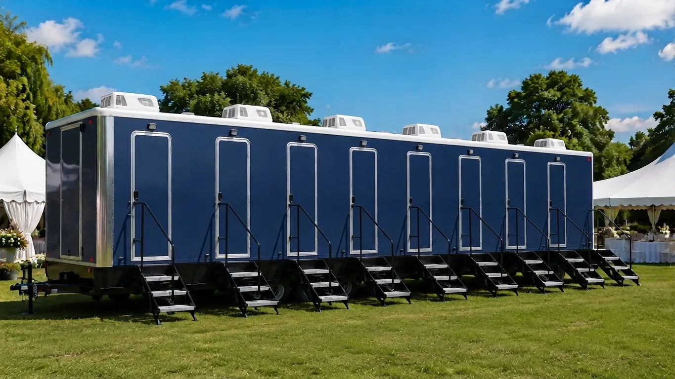 8 Stall Restroom Trailer in Redlands, CA