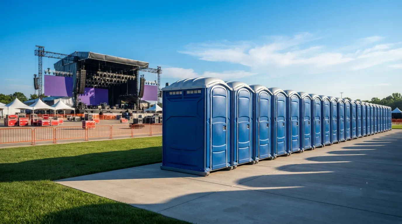 Concert Restroom Rental in Redlands, CA