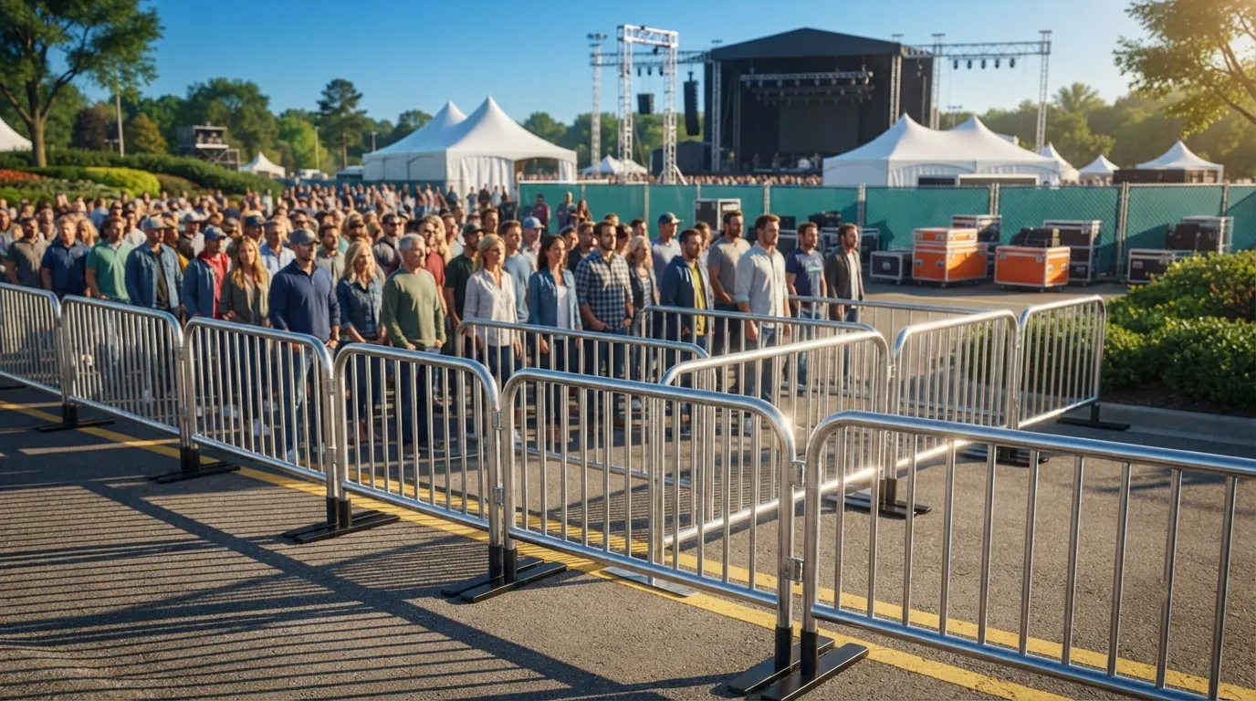 Crowd Control Barrier Rental in Redlands, CA