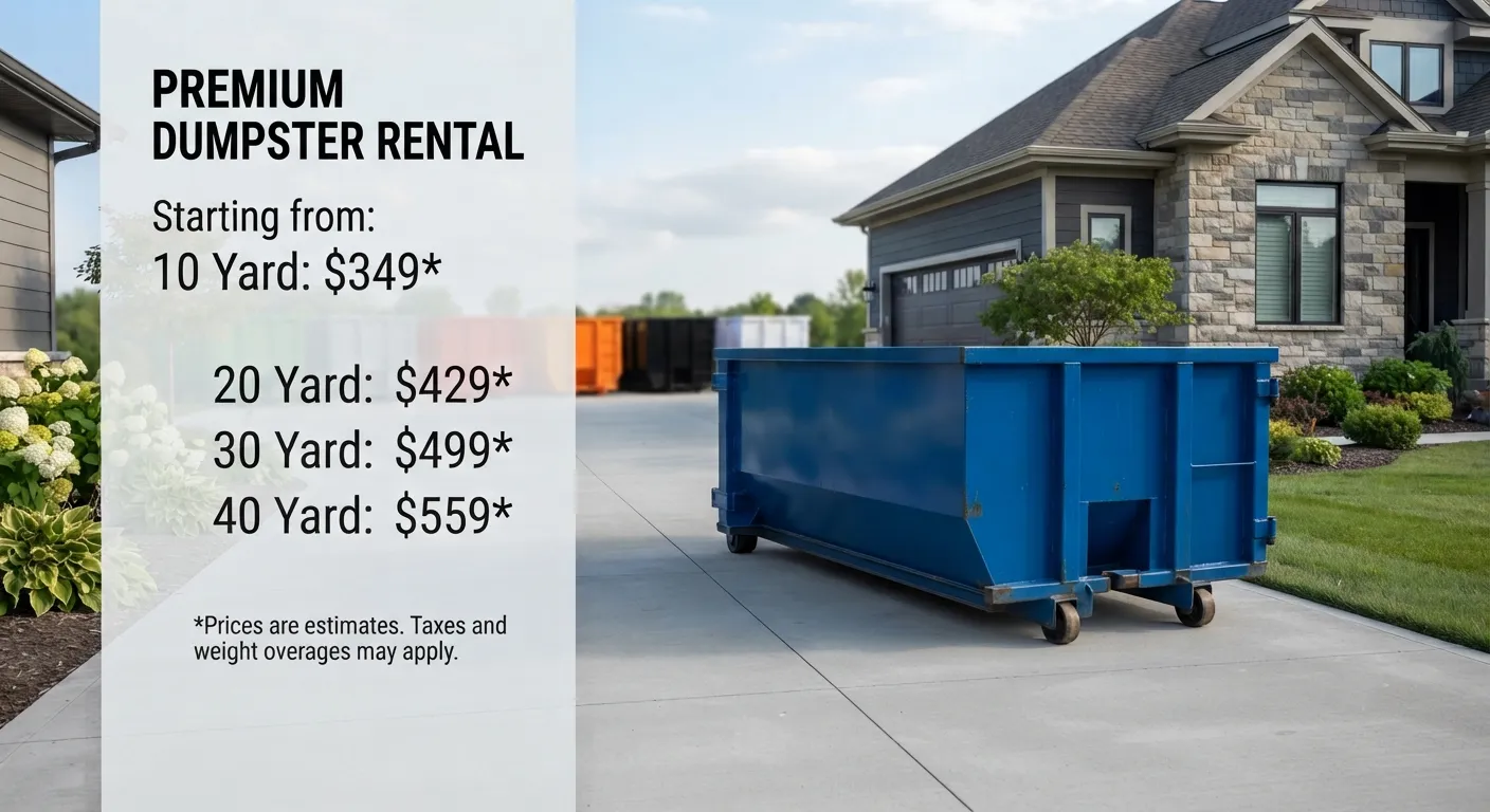 Dumpster Rental Cost in Redlands, CA