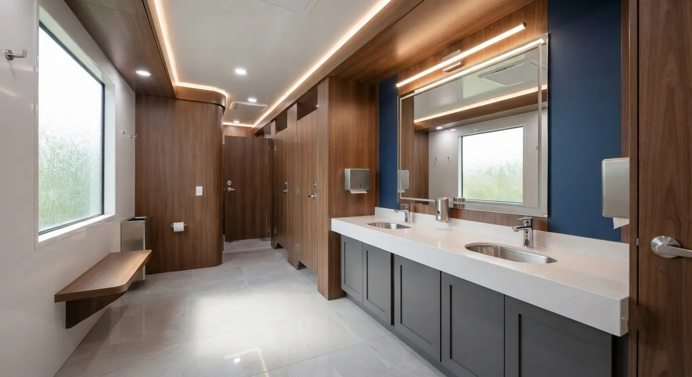 Luxury Restroom Trailer in Redlands, CA