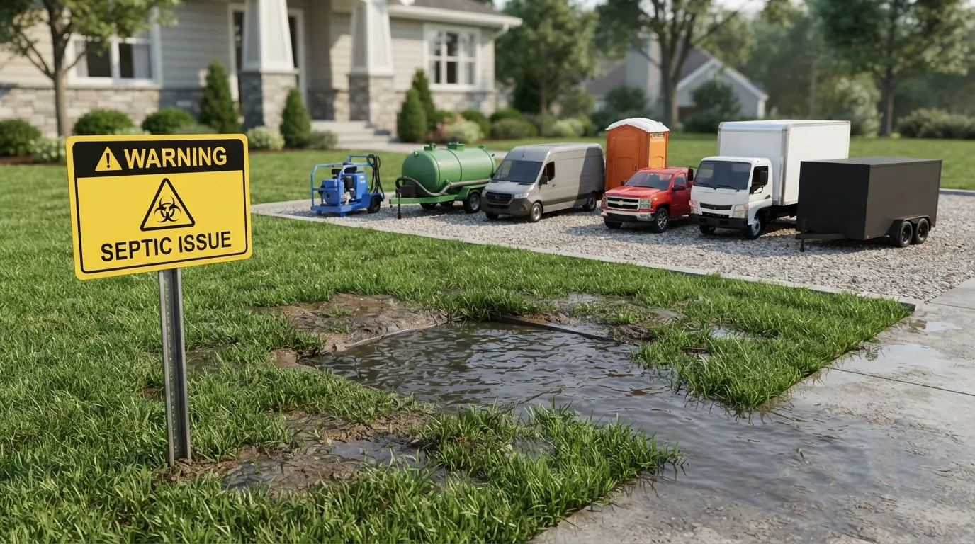 Septic Tank Warning Signs in Redlands, CA